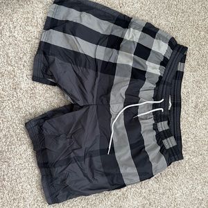 Burberry mens swim trucks with mesh liner